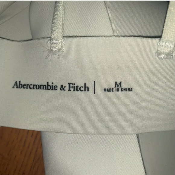 Abercrombie & Fitch strappy ivory bralette M bra - Picture 3 of 3